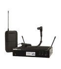 Shure BLX14R/B98-H10 BLX Series Single-Channel Rackmount Wireless Bodypack System with Clip-On Instrument Mic, H10 Band (542-572MHz)