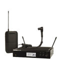 Shure BLX14R/B98-H9 BLX Series Single-Channel Rackmount Wireless Bodypack System with Clip-On Instrument Mic, H9 Band (512-542MHz)