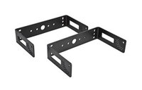 Horizontal Wall Bracket, Pair, Black
