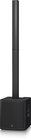 Active Column Speaker with 12" Subwoofer, 1000W, Black 