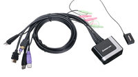 IOGEAR GCS62HU 2-Port HD Cable KVM Switch w/ Audio & HDMI Connections
