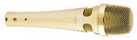 Large Diameter Hand-Held Microphone, Gold