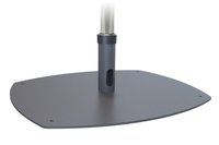 Low-Profile Single Pole Floor Stand Base with VPM VESA Mount