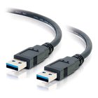 3m (9.8 ft) USB 3.0 A Male to A Male Cable, Black