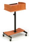 Laptop Speaker Stand, Cherry Finish 