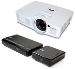 with GT1080 Projector and WHD200 Wireless HDMI Transmitter/Receiver Set