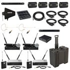 QLXD Series Wireless Package with QLXD24/SM58-G50 & QLXD14-G50 Systems and Accessories