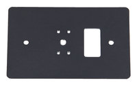 Listen Technologies LA-347-GY Single-Gang Wall Box Mounting Plate for LT-84, LA-141, and LT-140