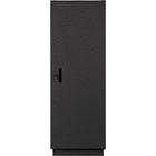 Lowell LXR-FD22  Solid Front Door for LXR Series 22 Unit Racks, Locking, Black