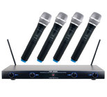 VocoPro VHF-4000-VOCO  Professional Quad VHF Wireless Microphone System