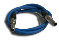 6 ft HD Coaxial Patch Cable in Blue, Midsize-Midsize