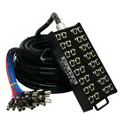 200' 24-Channel Stage Box Snake with 8xXLRM Returns