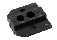 Crimp Tool Die for HX-R-BNC with Hex Size A (6.47mm) B (7.36mm) C (1.6mm) CP (1.07mm)
