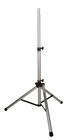 Aluminum Tripod Speaker Stand With Integrated Speaker Adapter, Silver