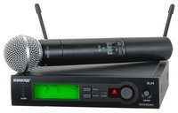 Wireless Microphone System with SLX2/SM58 Handheld Mic/Transmitter