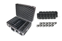 FM Receiver Kit With Earphones, Batteries And Charger With Case