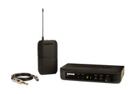 BLX Series Single-Channel Wireless Bodypack System with WA302 Instrument Cable, H10 Band (542-572MHz)