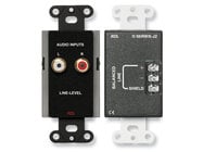 Line Input Assembly, RCA Jacks, Terminal Block, Black