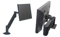 Black Single Monitor Arm for Monitors 2-13 lb