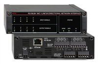 RDL RU-MLB4 Network Interface, 4  Mic/Line Ins, Dante In, 4 Balance Outs, Dante Out