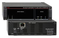 Network to Line Level Interface, Dante Input, 2 Balanced Line Outputs, with PoE