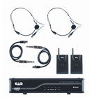 UHF Wireless Dual Bodypack Microphone System L Frequency Band