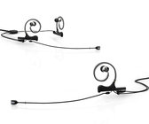 Black d:fine In-Ear Broadcast Headset with 110mm Omnidirectional Boom