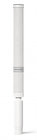 Revoluto Vertical Array Reclinable Microphone with 3-pin XLR-M, White