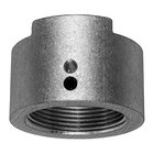 Pipe to Coupler Adapter for 1.5" Pipe, with Silver Finish