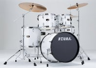 Imperialstar 5-piece Drumset with Meinl Cymbals & 20" Bass Drum, Sugar White Finish