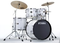 Imperialstar 6-piece Drumset with Meinl Cymbals, Sugar White Finish