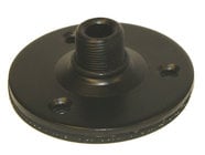 Large Diameter Podium Mounting Flange, Black