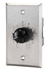 100W, 1-Gang, 10-Step Audio Attenuator Plate with Embossed Positions