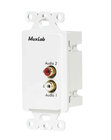 MuxLab 500028-WP-US  RCA Balun Wall Plate