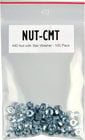Connectronics 440 Nut with Star Washer - 100 Pack