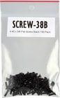 4-40 x 3/8 Flat Head (Countersunk) Screws - 100 Pack