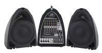 Portable PA System, 30 Watt 8 Channel Mixer