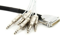 3 ft. DB25 Multipin to 8 x 1/4" TRS Phone Plugs