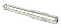 Adapter, Male Mono 1/4" to Female Mono 3.5mm