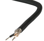 2 Conductor, 20 AWG Microphone Cable, By the Foot (Black)
