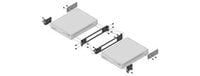 Stewart Audio RMK-HLF-D  Dual Rack-Mount Kit for FLX and DSP100 Amplifiers