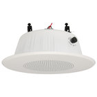 8" Beam Mount Speaker Assembly with 70.7V Rotary Tap Select Transformer in White