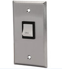 Single-Gang Wall-Mount Momentary Rocker Actuator Call-In Switch with Stainless Steel Faceplate