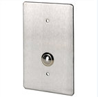 Quam CIB2 Single-Gang Wall-Mount Momentary Call-In Switch with Vandal-Resistant Stainless Steel Faceplate