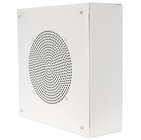 Quam SYSTEM-1-QUAM 8" Square Surface Wall-Mount Speaker, 25V/70V, White Powder Finish