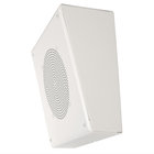 Quam SYSTEM-2-QUAM 8" Slanted Square Surface Wall-Mount Speaker, 25V/70V, White Powder Finish