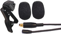 DA04 BL [RESTOCK ITEM] Omnidirectional Lavalier Microphone Without Adapter (Sold Seperately) , Black