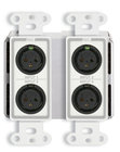 Wall-Mounted Bi-Directional Mic/Line Dante Interface 4 x 2