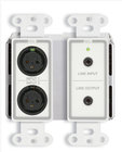 Wall-Mounted Bi-Directional Mic/Line Dante Interface 4 x 4