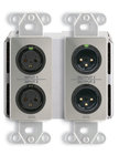 Wall-Mounted Bi-Directional Mic/Line Dante Interface 2 x 2